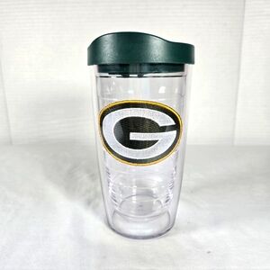 NFL Green Bay Packers Tervis Tumbler With Lid Football Team Clear Logo Hot Cold